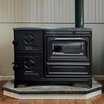 Cast Iron Cooker Stove with Oven - Indoor Baking Stove - Tiny House Stove Cabin Stove