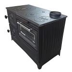 Cast Iron Cooker Stove with Oven - Indoor Baking Stove - Tiny House Stove Cabin Stove