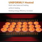 EQCOTWEA Commercial Pizza Oven Double Deck Movable Electric Pizza Oven Stainless Steel Multipurpose Pizza oven for Restaurant with Wheels 6400W 220V Single Phase