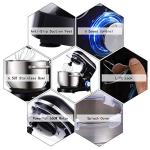 Aucma Stand Mixer,6.5-QT 660W 6-Speed Tilt-Head Food Mixer, Kitchen Electric Mixer with Dough Hook, Wire Whip & Beater (6.5QT, Black) (Renewed)