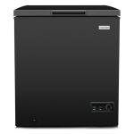 Igloo 5.0 Cu. Ft. Chest Freezer With Removable Basket, Free-Standing Door Temperature Ranges From -10 to 10 F, Front Defrost Water Drain, Perfect for Homes, Garages, Basements, RVs, Black