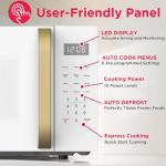 FRIGIDAIRE 1.05 cu. ft. Retro Microwave, WhiteGold