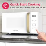 FRIGIDAIRE 1.05 cu. ft. Retro Microwave, WhiteGold