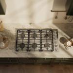 Empava 36 Inch Gas Cooktop with 6 Sealed SABAF Burners, Stainless Steel Built-in Stove Top, LPG/NG Convertible, Auto Electric Pulse Ignition, Flame Failure Protection