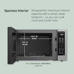 Panasonic NN-SN67K Microwave Oven, 1.2 cu.ft, Stainless Steel/Silver