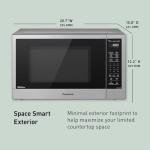 Panasonic NN-SN67K Microwave Oven, 1.2 cu.ft, Stainless Steel/Silver