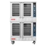 Commercial Convection oven-Double layer Electronic gas control, SS430 front, side and top