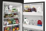 Frigidaire FFHT1822UB 18 cu. ft. Refrigerator with Spacious Interior Storage, Humidity Controlled Crispers to keep produce fresh for longer, Bright LED Lighting, Energy Star Certified, in Black