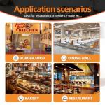 Commercial Convection oven-Double layer Electronic gas control, SS430 front, side and top