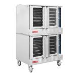 Commercial Convection oven-Double layer Electronic gas control, SS430 front, side and top