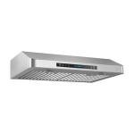 JOCO 30 Inch Under Cabinet Range Hood, 900 CFM Stainless Steel Kitchen Vent Hood, 4-Speed Gesture/Touch/Remote Control C01-30G