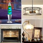 Appliance Oven Light Bulb, High Temp 300 °C Resistant,（2 Pack） A15/E26/120V/40 Watt Appliance Replacement Bulb for Refrigerator Over Stove Microwave Range Hood,Warm White