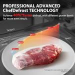 TOSHIBA P05 Combo Countertop Microwave Oven, with 2.4-Inch Color Screen, Origin Inverter Technology, Smart Sensor, Compatible with Alexa, 1100W, Air Fryer, 1.3 Cu.Ft, Silver