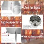 BEILOCKERY Commercial Stainless Steel LP Gas Roast Duck Oven with Regulating Valve,31.5 * 31.5 * 53 Inch BBQ Roaster, Duck Roaster Grill for Restaurants, Stalls, Barbecue