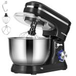 VIVOHOME 4.75 Quart Stand Mixer, 8 Speed Kitchen Electric Food Mixer, Household Stand Mixer for Baking, Cake, Bread with Beater, Dough Hook, Wire Whip and Egg Separator, Black