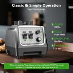 1800W Blender for Smoothies 70 oz Large Capacity Countertop Blenders with 20 oz Grinding Cup - 28000RPM High Speed Kitchen Blender for Ice Crushing, Frozen Drinks, Milkshakes & Puree