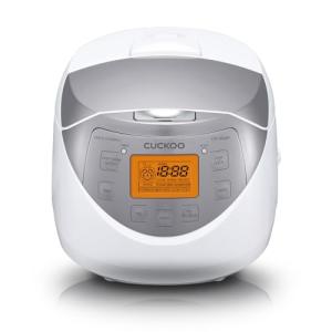 CUCKOO Micom Rice Cooker 6 Cup Uncooked / 12 Cup Cooked, Korean Fuzzy Logic Rice Cooker with Delay Timer & Keep Warm Setting, Versatile Food Steamer with Non-Stick Inner Pot, Silver (CR-0632F)