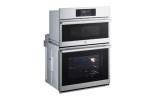 LG Studio WCES6428F 30 inch Stainless Combo Wall Oven with 6.4 Cu. Ft. Total Capacity