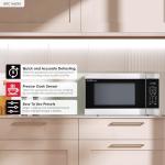 SHARP Countertop Microwave Oven with Removable 13.6" Carousel Turntable, 1100 Watt, 1.6 Cubic Feet, Stainless Steel