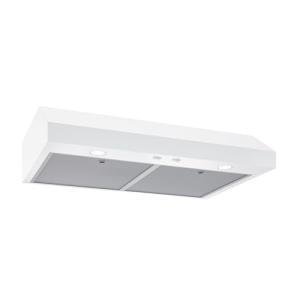 Broan-NuTone 30-Inch White Under Cabinet Range Hood- Trusted Quiet Power with 350 CFM, 1.5 Sones for Effective Everyday Kitchen Ventilation
