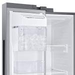 Samsung 28 cu. ft. Smart Side-by-Side Refrigerator with Large Capacity, Stainless Steel, RS28A500ASR/AA
