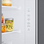Samsung 28 cu. ft. Smart Side-by-Side Refrigerator with Large Capacity, Stainless Steel, RS28A500ASR/AA