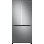 Samsung 17.5 cu. ft. Smart Counter Depth 3-Door French Door Refrigerator, Stainless Steel, RF18A5101SR/AA