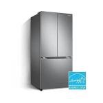 Samsung 17.5 cu. ft. Smart Counter Depth 3-Door French Door Refrigerator, Stainless Steel, RF18A5101SR/AA