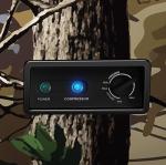 Frigidaire Chest Deep Freezer, 7 Cu. Ft. Capacity, CAMO Design-Adjustable Thermostat-Removable Vinyl Coated Wire Basket-Easy Defrost Drain- Garage Ready