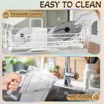 11 in 1 Food Processor Blender Combo,51oz Juice Blender, large Chute 14cup Food Processor,blenders kitchen for Chopping/Mixing/Mincing/Slicing/Shredding/Purees & Dough, safety lock 600W