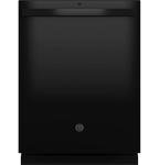 GE 24 in. Built-in Tall Tub Top Control Black Dishwasher w/Sanitize, Dry Boost, 52 dBA GDT550PGRBB