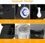 7.5QT Stand Mixer, 660W Powerful Electric Dough Mixer, 10-Speed Tilt-Head Kitchen Mixer with Stainless Steel Bowl, Whisk, Dough Hook, Beater, Splash Guard, Easy Clean, for Baking & Cooking