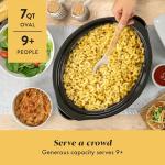 7-Qt Stainless Steel Oval Slow Cooker