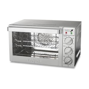 Waring Commercial WCO250X Quarter Size Pan Convection Oven, 120V, 5-15 Phase Plug