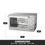 Waring Commercial WCO250X Quarter Size Pan Convection Oven, 120V, 5-15 Phase Plug