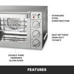 Waring Commercial WCO250X Quarter Size Pan Convection Oven, 120V, 5-15 Phase Plug