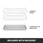 Waring Commercial WCO250X Quarter Size Pan Convection Oven, 120V, 5-15 Phase Plug