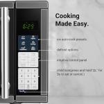 Countertop Microwave Ovens 0.7 Cu. Ft. 700 Watts Microwave Oven With LED Lighting,Turntable and Child Lock,Compact Microwave Perfect for Apartments and Dorms,Easy Clean Interior, Black