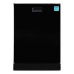 Equator 24" Built in Tall Tub Dishwasher 15 Place 3rd Rack 8 Wash 1400 RPM Turbo Dry 110V E-Star