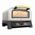 Current® Model P Smart Electric Pizza Oven, 12-Inch, 850°F Max, 5 Cooking Modes, App Connectivity for Temperature Monitoring & Custom Cooking Times, Compact for Indoor & Outdoor Use, Beige