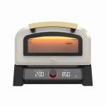 Current® Model P Smart Electric Pizza Oven, 12-Inch, 850°F Max, 5 Cooking Modes, App Connectivity for Temperature Monitoring & Custom Cooking Times, Compact for Indoor & Outdoor Use, Beige