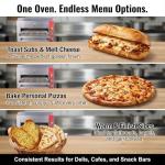 EASYROSE 10.5″ Commercial Conveyor Pizza Oven, 1700W 120V Countertop Electric Oven with 10.5-Inch Belt, 5-15P Plug, for Fast Baking (60Hz)