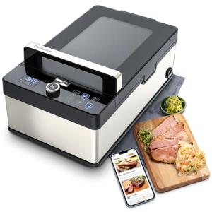 All-in-one Sous Vide Cooker, Waterless, Bagless, with Built-in Probe, Preserved flavor, Shape and Texture, The Space Neovide, NSV500