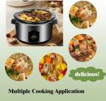 Slow Cooker Liners 20pcs, Large 13“ x 21” Disposable Cooking Bags for 3QT to 8QT Slow Cookers, Cooking Tray for Oval and Round Pots (20)