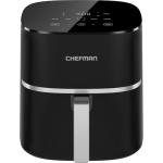 Chefman TurboX 4-in-1 Air Fryer, 5-Quart Airfryer for Extra Crispy Chicken, Fries, Wings, and More, Air Fry, Bake, Reheat, and Frozen Functions, Digital Touch Controls, Dishwasher Safe
