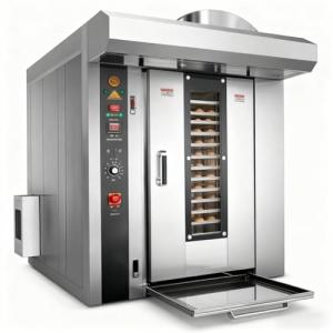 Commercial Ovens for Baking, Electric Convection Oven with Steam Function and Digital Temperature Control, For Bread, Pastry, Cake, And Croissant Production