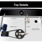 Commercial Ovens for Baking, Electric Convection Oven with Steam Function and Digital Temperature Control, For Bread, Pastry, Cake, And Croissant Production