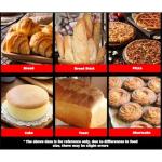 Commercial Ovens for Baking, Electric Convection Oven with Steam Function and Digital Temperature Control, For Bread, Pastry, Cake, And Croissant Production