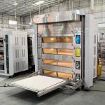 Commercial Baking Convection Oven with Steam Function: Electric Large Capacity Rotary Rack/Deck | Energy Efficient Fast Cooking & Better Browning for Pastry