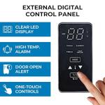 Kenmore 17.0 Cubic Feet Capacity Upright freezer - Convertible Refrigerator/Freezer, 4 Shelves, Garage Ready, Meat Storage, Auto Defrost, Congelador For Home, Apartment, Basement, Dorm,White